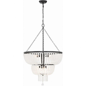 Rylee - 8 Light Chandelier in Classic Style - 24.8 Inches Wide by 37.4 Inches High