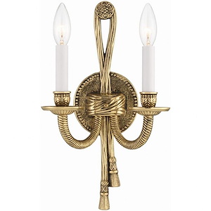 Arlington - Two Light Wall Sconce in Classic Style - 8 Inches Wide by 15 Inches High - 406689