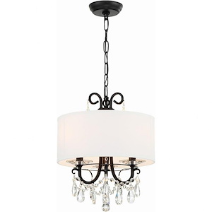 Othello - 3 Light Mini Chandelier-17 Inches Tall and 14 Inches Wide