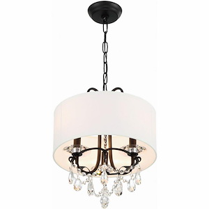 Othello - 3 Light Mini Chandelier-17 Inches Tall and 14 Inches Wide - 1119023