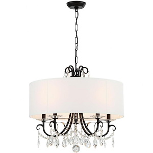 Othello - 5 Light Chandelier-21 Inches Tall and 24 Inches Wide
