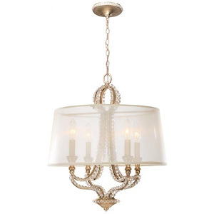 Garland - Four Light Mini Chandelier In Classic Style - 16 Inches Wide By 18 Inches High
