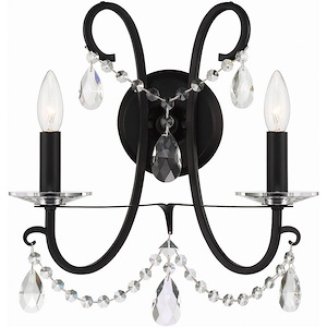 Othello - 2 Light Wall Mount-16 Inches Tall and 14 Inches Wide - 1119026