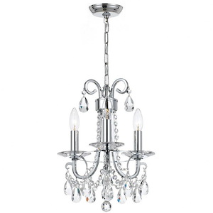 Othello - Three Light Mini Chandelier in Classic Style - 13 Inches Wide by 15.5 Inches High - 589340