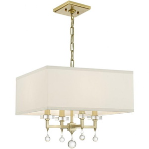 Paxton - Four Light Mini Chandelier in Classic Style - 16 Inches Wide by 16 Inches High - 430191