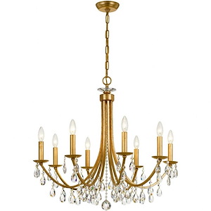 Bridgehampton - 8 Light Chandelier in Traditional and Contemporary Style - 28 Inches Wide by 29 Inches High - 931519