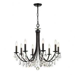 Bridgehampton - 8 Light Chandelier in Traditional and Contemporary Style - 28 Inches Wide by 29 Inches High