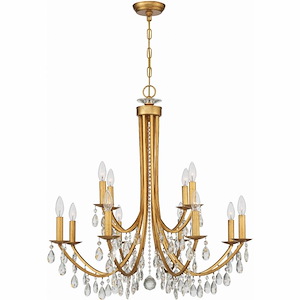 Bridgehampton - 12 Light Chandelier in Timeless Style - 32 Inches Wide by 30.75 Inches High - 931517