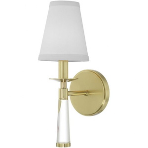 Baxter - One Light Wall Sconce in Timeless Style - 5 Inches Wide by 15 Inches High