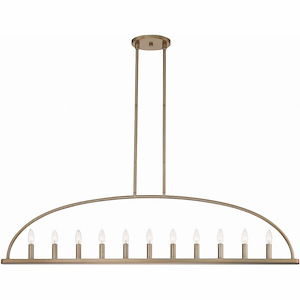 Abbott - 11 Light Chandelier-13.75 Inches Tall and 54 Inches Wide