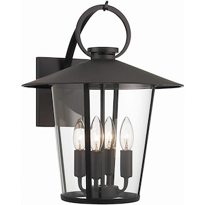 Andover - 4 Light Outdoor Wall Mount-17.25 Inches Tall and 14 Inches Wide