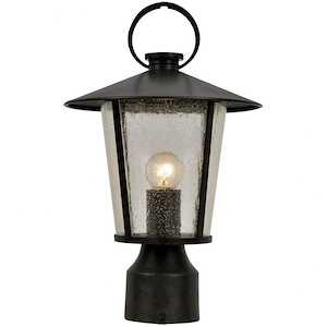 Andover - One Light Outdoor Post Lantern In Traditional And Contemporary Style - 9 Inches Wide By 14.5 Inches High - 1333548