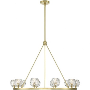 Aragon - 40W 10 LED Chandelier-30 Inches Tall and 36 Inches Wide - 1279544