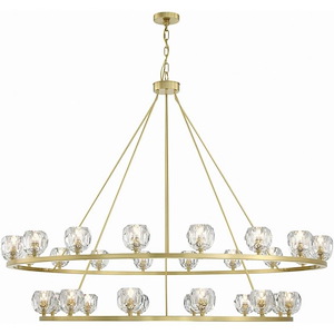 Aragon - 120W 30 LED Chandelier-50 Inches Tall and 60 Inches Wide