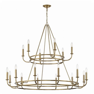 Bailey - 18 Light Chandelier-39 Inches Tall and 48 Inches Wide