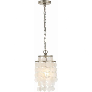 Brielle - One Light Mini Chandelier in Timeless Style - 7 Inches Wide by 14.5 Inches High - 1083760