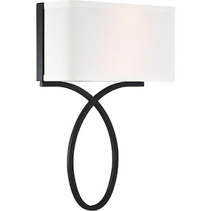 Brinkley - 2 Light Wall Mount-15 Inches Tall and 10 Inches Wide - 1279553