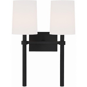Bromley - 2 Light Wall Mount in Traditional and Contemporary Style - 13.75 Inches Wide by 18.37 Inches High