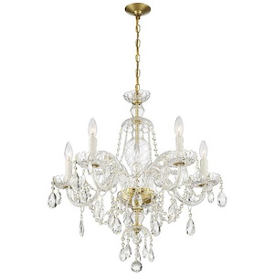 Candace - 5 Light Chandelier in Timeless Style - 25 Inches Wide by 26 Inches High - 931522