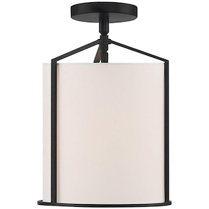 Carlyn - 1 Light Flush Mount In Modern And Contemporary Style-11.5 Inches Tall And 10 Inches Wide