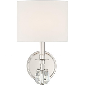 Chimes - One Light Wall Mount in Classic Style - 8 Inches Wide by 13 Inches High