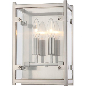 Danbury - Two Light Wall Sconce In Classic Style - 8 Inches Wide By 12 Inches High