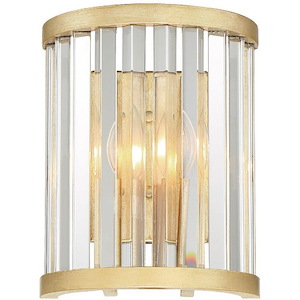 Darcy - Two Light Wall Mount In Minimalist Style - 8 Inches Wide By 10 Inches High