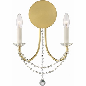Delilah - 2 Light Wall Mount-16 Inches Tall and 12.25 Inches Wide - 1279647