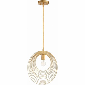 Doral - 1 Light Pendant in Traditional and Contemporary Style - 14 Inches Wide by 15 Inches High - 1033802