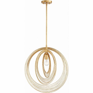 Doral - 1 Light Pendant in Traditional and Contemporary Style - 20 Inches Wide by 21 Inches High - 1033803