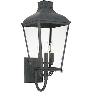 Dumont - Three Light Outdoor Wall Mount In Contemporary Style - 9.25 Inches Wide By 23.5 Inches High - 1083795