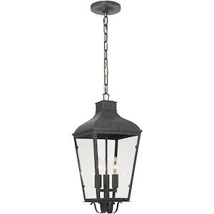 Dumont - Three Light Outdoor Chandelier In Contemporary Style - 9.25 Inches Wide By 21.25 Inches High - 1333244