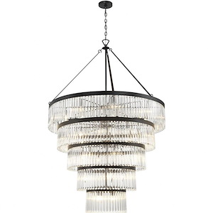 Emory - 30 Light 5-Tier Chandelier-72 Inches Tall and 48 Inches Wide