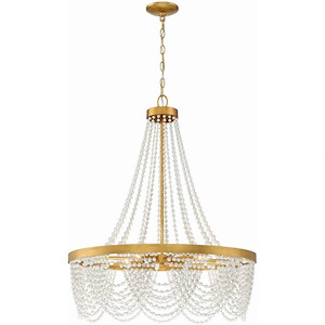 Fiona - 4 Light Chandelier in Timeless Style - 27 Inches Wide by 33.25 Inches High