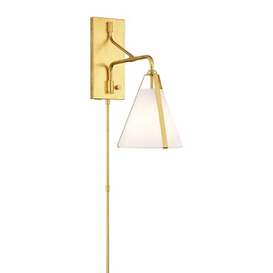 Fulton - 1 Light Task Wall Sconce-17.5 Inch Tall and 8 Inch Wide - 1366136