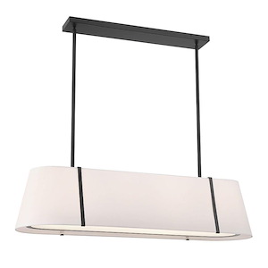 Fulton - 4 Light Chandelier-9.75 Inch Tall and 41.75 Inch Wide - 1366137