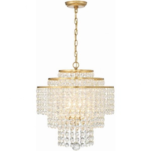 Gabrielle - 4 Light Chandelier In Traditional Style-20.5 Inches Tall and 18 Inches Wide - 1280112