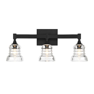 Gregory - 3 Light Bath Vanity-9.75 Inch Tall and 23.75 Inch Wide