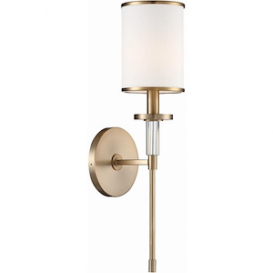 Hatfield - One Light Wall Mount in Classic Style - 5 Inches Wide by 18.5 Inches High