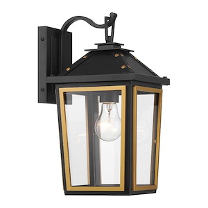 Hawkins - 1 Light Outdoor Wall Mount-14 Inch Tall and 7.25 Inch Wide