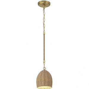 Jace - 3.5W 1 LED Pendant-7.5 Inches Tall and 6 Inches Wide