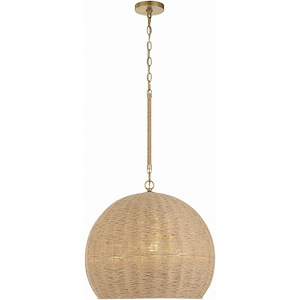 Jace - 3 Light Pendant-18 Inches Tall and 20 Inches Wide