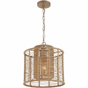 Jayna - 1 Light Pendant in Traditional and Contemporary Style - 12.5 Inches Wide by 13.5 Inches High - 1033813