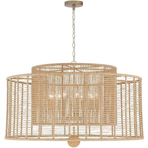 Jayna - 12 Light Chandelier In Farmhouse And Industrial Style-25.5 Inches Tall And 42.7 Inches Wide