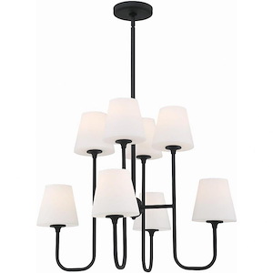 Keenan - 8 Light Chandelier-22.5 Inches Tall and 28 Inches Wide
