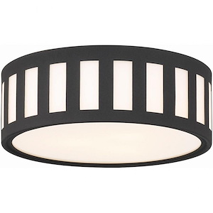 Kendal - 3 Light Flush Mount-5 Inches Tall and 14 Inches Wide