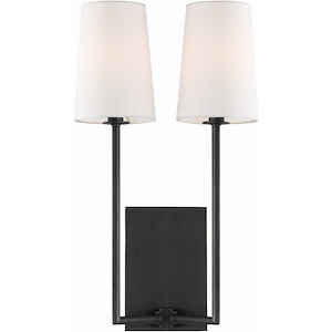 Lena - 2 Light Wall Mount in Classic Style - 10 Inches Wide by 18 Inches High - 692584