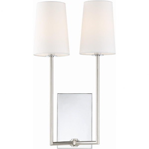 Lena - 2 Light Wall Mount in Classic Style - 10 Inches Wide by 18 Inches High - 692584
