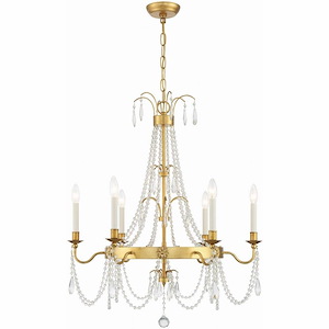 Maizey - 6 Light Chandelier-33.5 Inches Tall and 28 Inches Wide