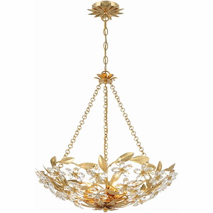 Marselle - 6 Light Chandelier-6 Inches Tall and 24 Inches Wide